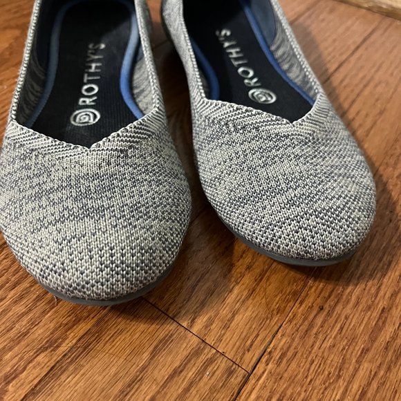 Rothy's - The Flat - Heather Grey - Size 7 - Picture 3 of 6
